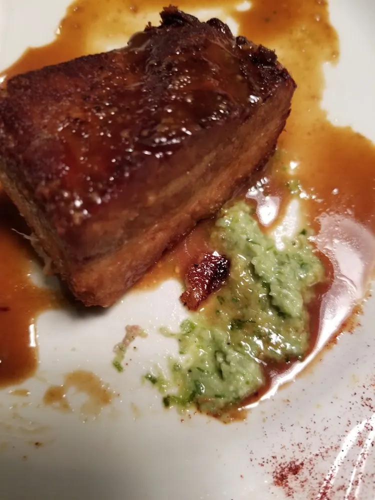 Whiskey-Glazed Crispy Pork Belly